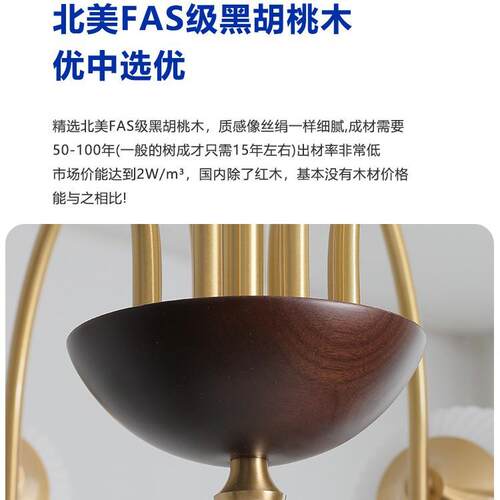 魔豆卧室吊灯复古中古风餐厅灯法式设计师款网红客厅护眼球泡灯具