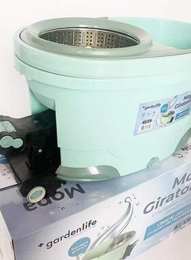 驱动旋转双把ERW桶拖把免手洗手拖压式墩布拖桶地八字桶旋转八字