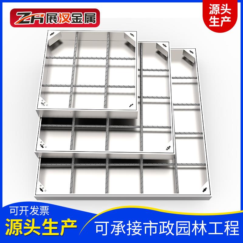 00*8080方形DZE304不锈井盖污水电力装饰不锈钢沙盖隐形井井盖钢