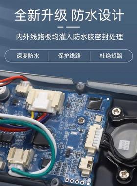 老式门指纹锁HVS免装布线铁门人脸锁改密码锁智能电头锁户牛外子