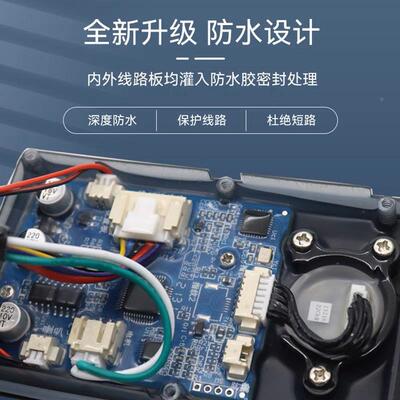 老式门指纹锁HVS免装布线铁门人脸锁改密码锁智能电头锁户牛外子