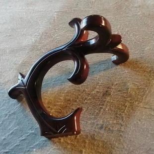 实木衣架的配件落地家用落衣帽架配件散件挂地件衣架配树脂966钩