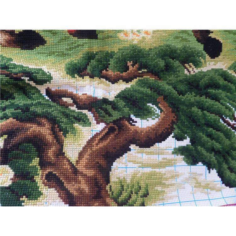 装ll十字绣成品裱纯手工马到成功八骏新图款客厅bbf35886书房办公