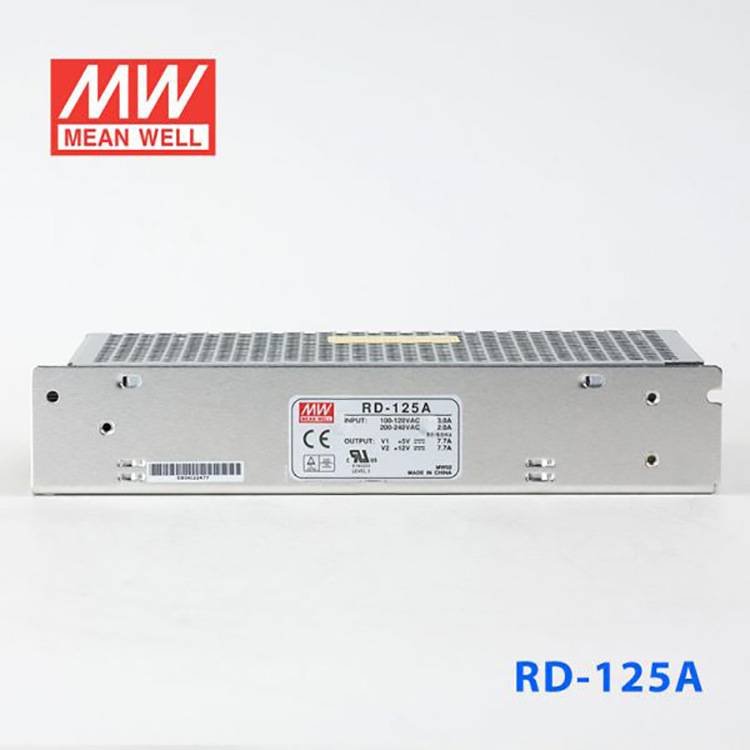 明纬开关电源RD-125A5V12V稳压多路驱动双路输出RD-125B5V24V两路