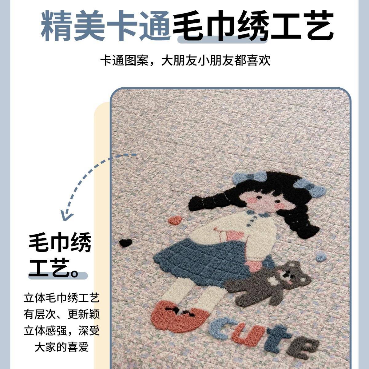 面SX202508全棉床单件20棉25新款纯棉毛巾盖绣夹棉床单花双褥子可