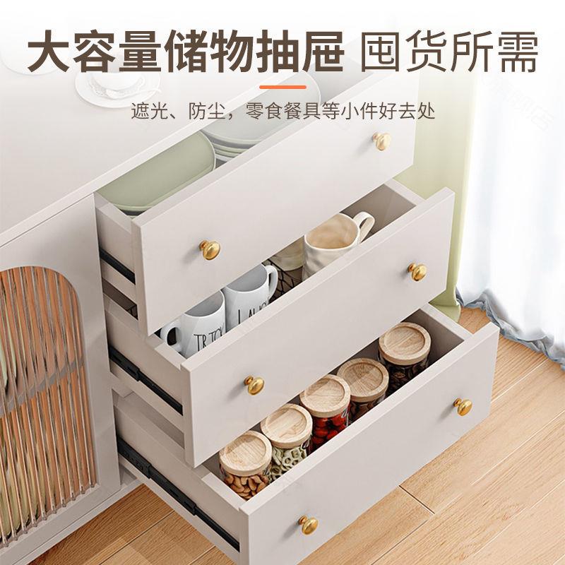 餐边柜碗收置纳餐多具柜子储物柜客厅功柜能BJ240930家用物橱柜靠