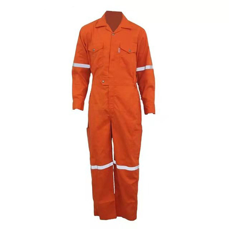 煤矿工作服全棉阻燃防火连体服欧美出口