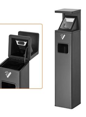 不锈钢烟灰柱收烟户JXP外立式室外吸烟区烟蒂烟头集箱室内烟柱灰