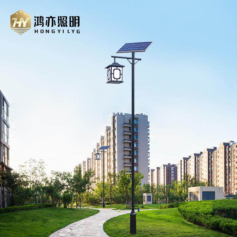 品牌/仿古新中式户墅外太阳能光伏路景观led院灯3米庭室外花园灯