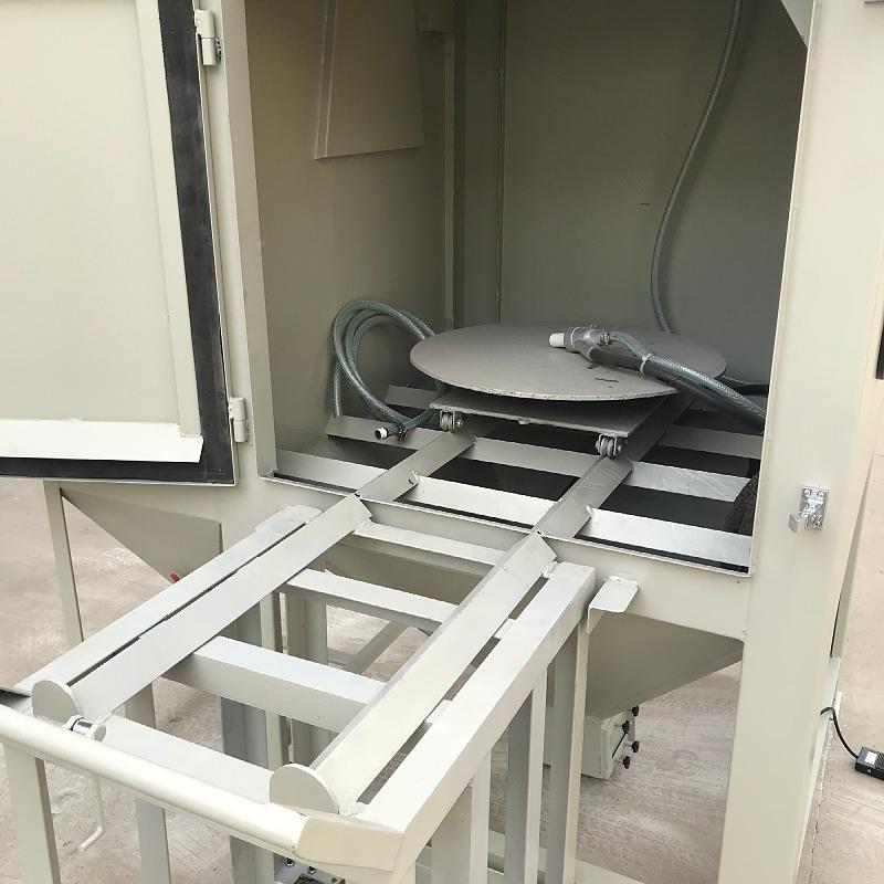 深推车转盘式手动钢硅橡胶模具清圳喷砂机圈压缩理XBH1010F机翻新