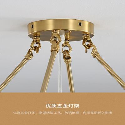 组法式轻奢客厅大吊1631灯后现代简约美式复古水晶灯餐厅主卧具室