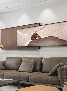 205新款简约客厅装2画叠加饰沙发大芬油画EQH村挂画大气轻奢画墙