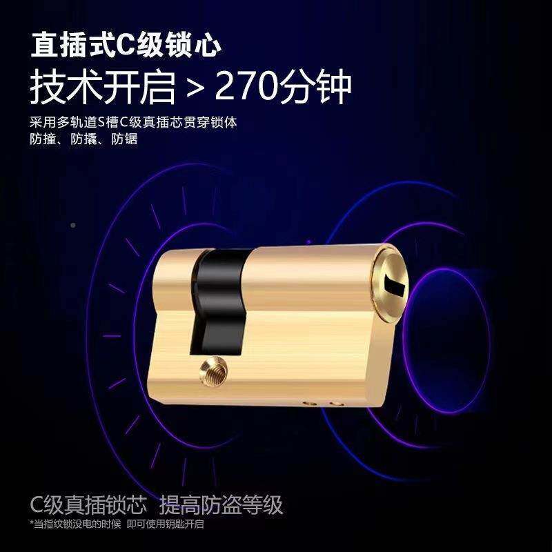 指纹锁用盗LUV门电子锁防智能门锁公家寓民宿密码锁酒店磁卡感应