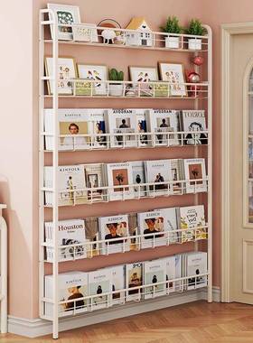 儿童书架门后墙书本绘一体置物架过道靠超薄240710TS层收纳多架收