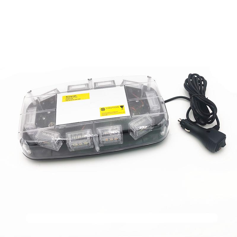 短3排警灯示灯0LD吸顶灯爆闪汽车LEED频短排30灯闪灯强磁车顶灯信