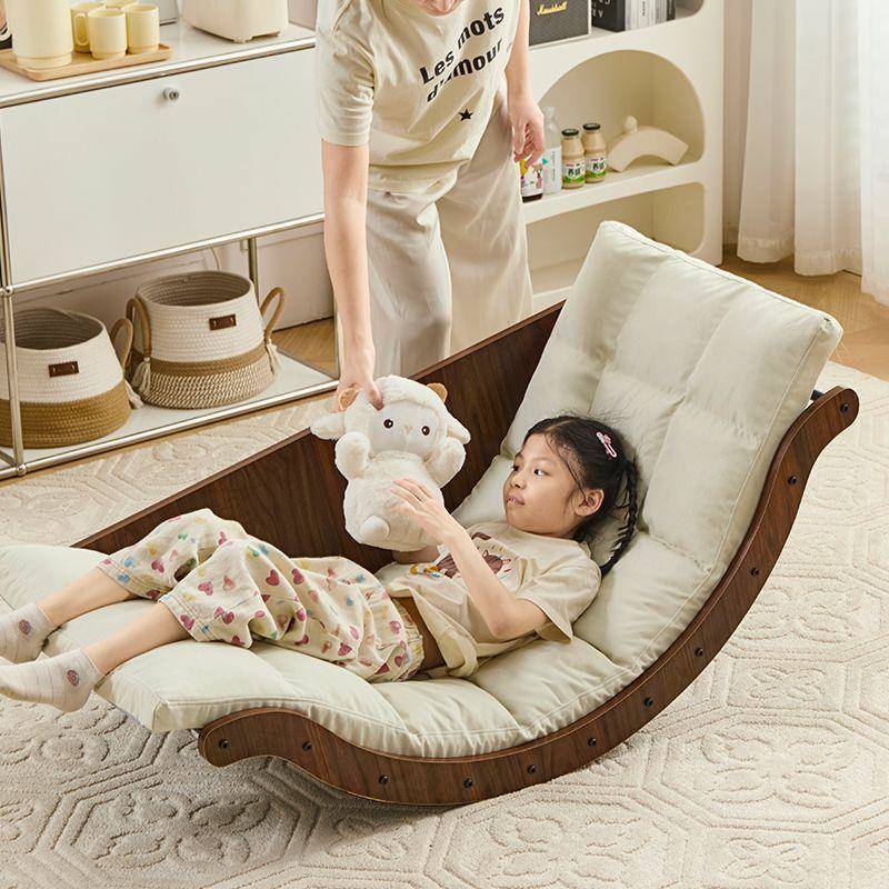 香MFK蕉船家用摇椅人功多能懒沙发实木阳台闲椅小户型休成人午睡