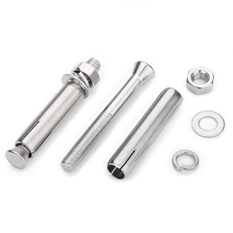 304不6锈钢盒装膨胀螺丝螺栓爆炸加长国外拉爆管杆M1M8M0M1RCB2标