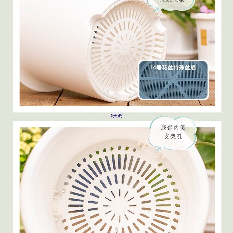 树脂花盆深型大号加厚花盆种树种花大盆控跟透气塑料盆