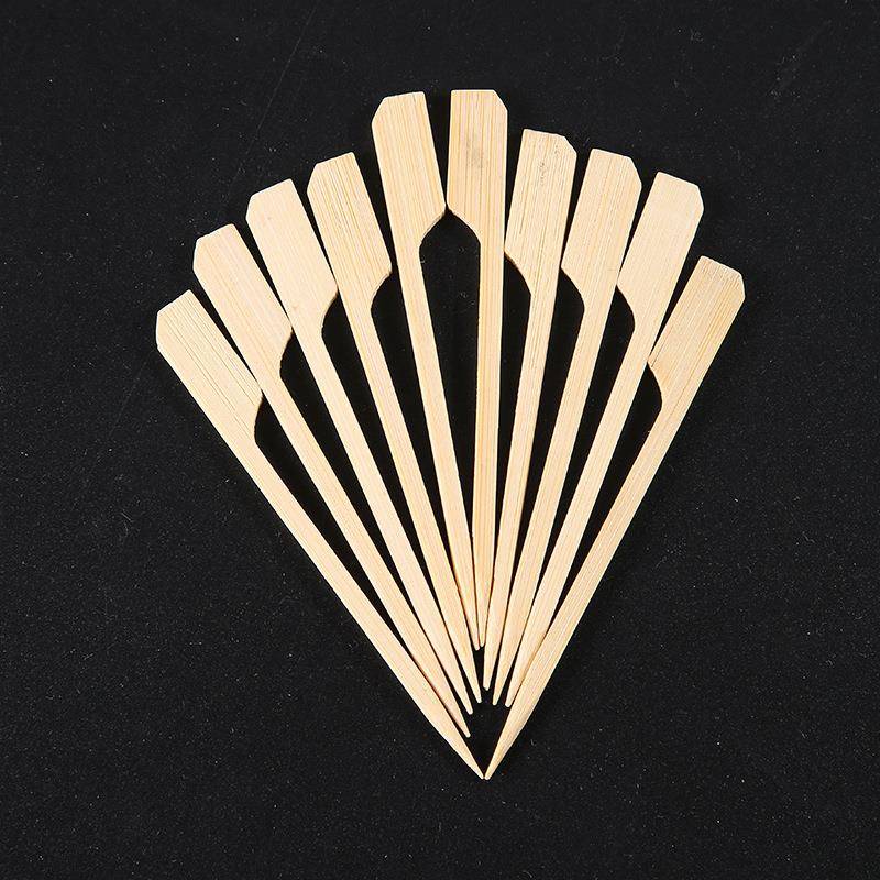 竹签炮串12C2M带节1CM铁无节带柄烤竹签小铁炮串签子1FY-5892cm水