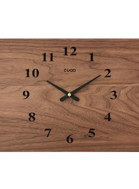 xyF76M898Tt黑胡桃胡桃木电箱画装饰遮挡表挂箱上翻盖时钟遮电箱