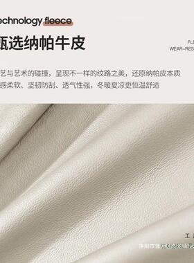 法奶油风悬浮床卧双人轻主小奢1.8YBA米现代简约户型软包式床悬空