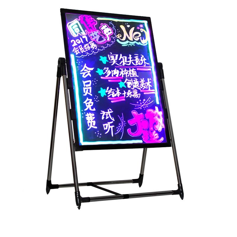传广板广告牌字展示牌荧光板写电子户之宣满lAL101999ed发光黑板