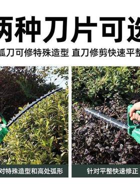 绿庭院造公园型修化剪绿篱机背负式电篱动绿修枝AL-65528机小型修