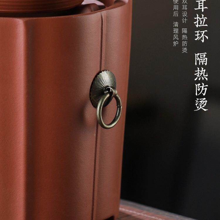 潮州围炉煮茶无品牌/碳炉家用炉煮茶器电泥炉新套装煮茶潮炉汕炭