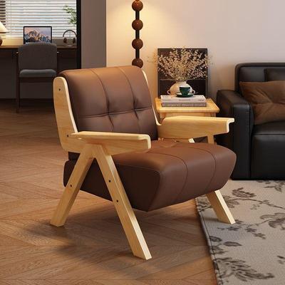 中古实木休人闲沙IRX发椅复阳古单椅计师椅客厅台书房扶手靠背椅