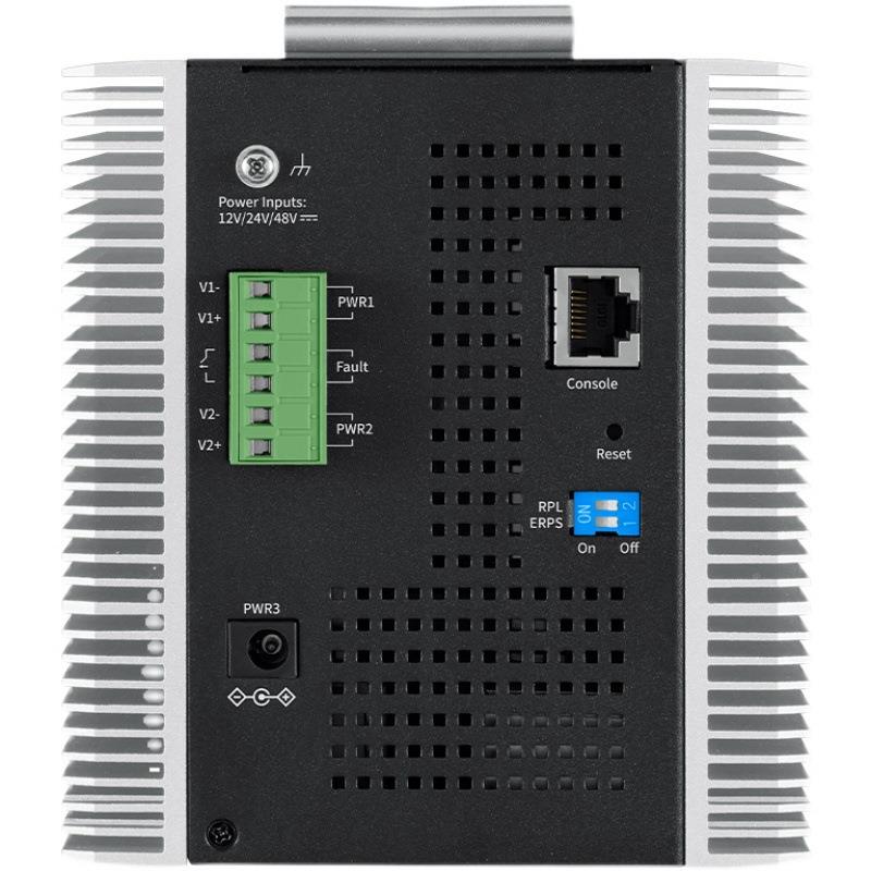 TPLINK2口千兆+2个SFP环网三层网管工5业交换机TL-STL-SG522-G242