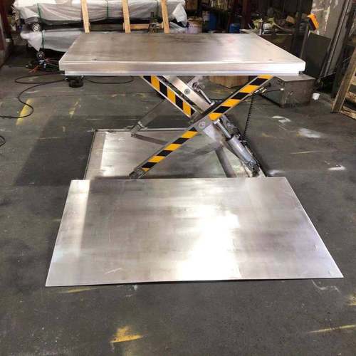 非标不锈钢电动平台1吨全不锈钢升降机SUS04电动液压升降平台