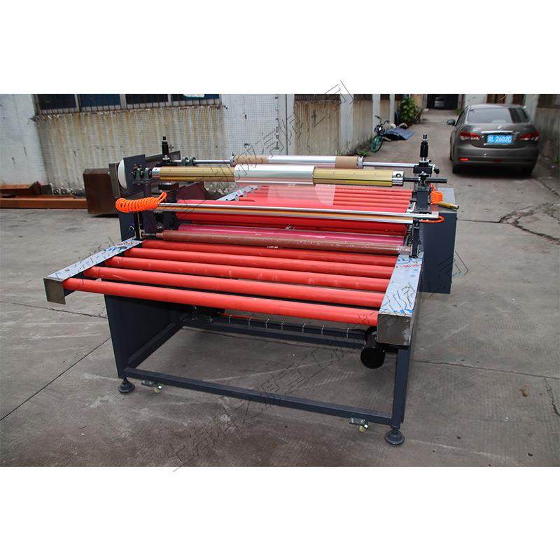 淋浴房玻璃液压粘膜机全自动家具玻璃覆膜机电动温控系统贴膜机