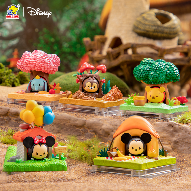 GOLDLOK迪士尼盒中小世界盲盒