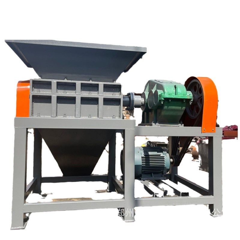 大型双轴撕碎机金属垃圾单轴撕碎机机箱塑料木材粉碎工业废铁破碎