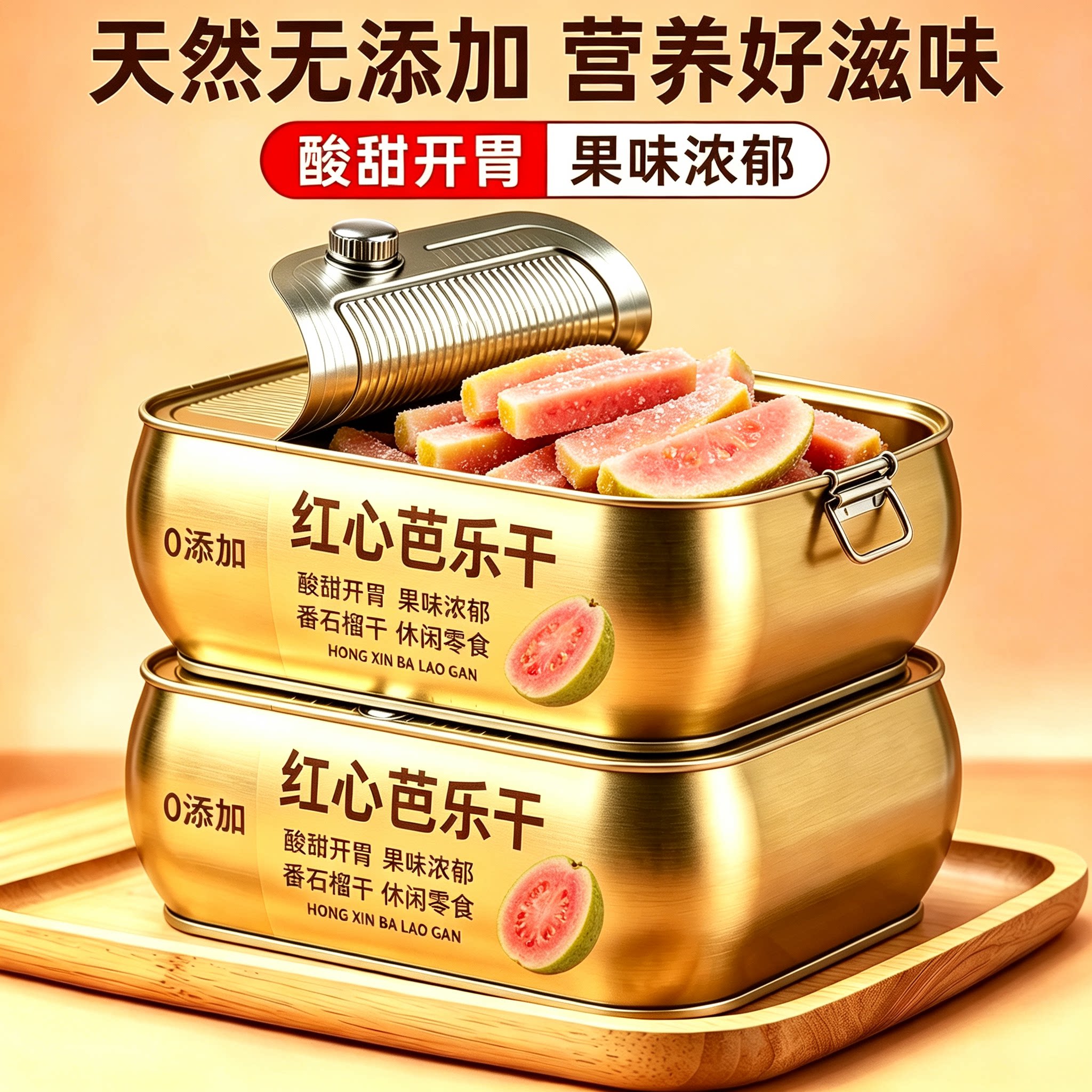 新鲜红心芭乐干官方旗舰店无糖无添加水果干番石榴干果脯2026新货