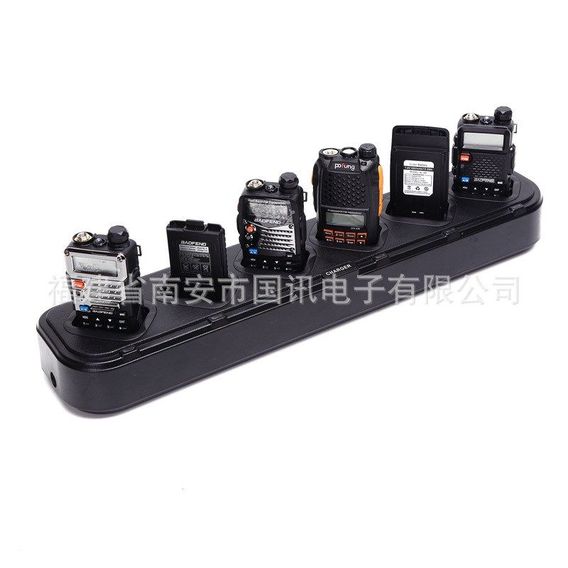 宝锋BF-UV5R对讲机充电器 宝峰BF-UV6R六路智能充电器 多路充电器