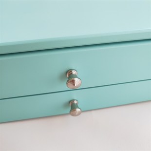 蒂芙蓝首饰盒 饰品包装欧式多格收纳大容量小巧精巧简约网红