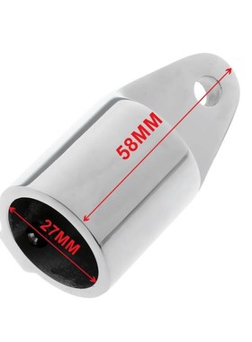 316不锈钢双顶丝滑帽 7/8寸22mm1寸25mm遮阳棚配件 船用五金配件