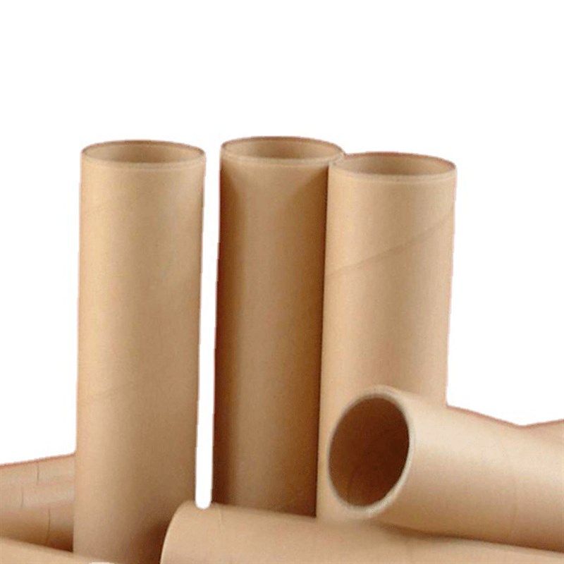 缠绕膜圆筒包装纸管收纳管 快递硬纸筒不干胶标签纸管纸芯筒定 制