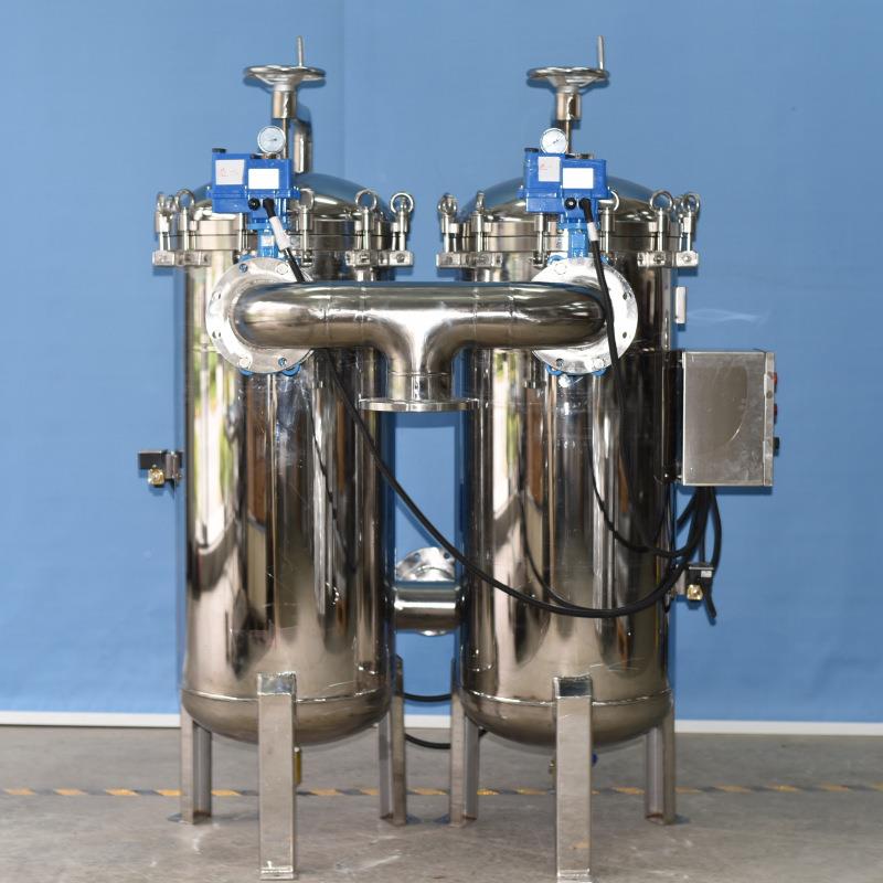 不锈钢过WNM4袋2号PTF并联滤器工业循环水过滤加压过滤E一袋用一