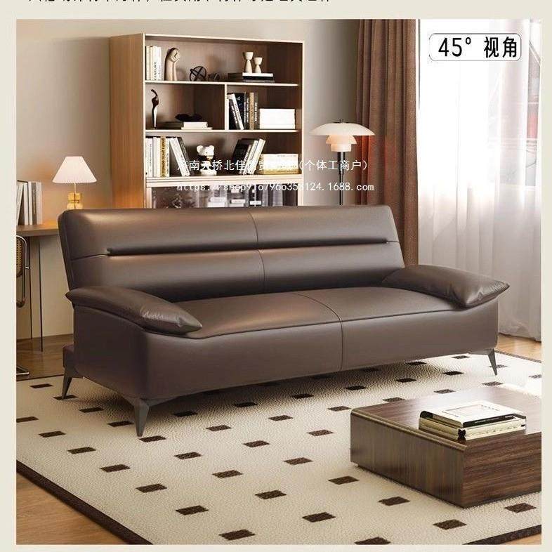 猫抓沙发沙发床一皮体两用约现简代小户型客NLG厅租房办公室出可