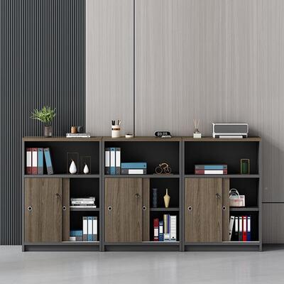 矮柜会议室茶水印柜办公室MFZ办公柜柜子文件柜断带隔锁储物柜打