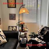 1953古风法式 复茶几落地灯厅卧氛围灯一体灯古客中沙发室床头柜置