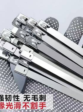 16mm宽3VTE04/201紧/扎316锈不钢扎带自锁式扎带耐高温金属带收器