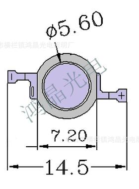 D01大功率1仿流明LE灯珠普瑞45光源-3W白光60HJ-DGL-P00K光300暖0