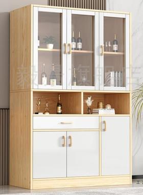 酒柜展示柜落轻家客厅多功能玄关柜YWN靠用墙地多奢层储物置物柜