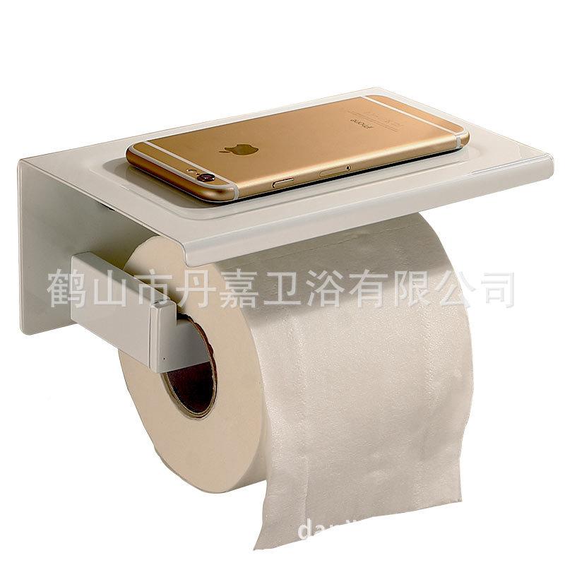3厂0筒4不巾锈钢厕纸架多功能置物纸架酒店卷纸架多种规格家AKQ直