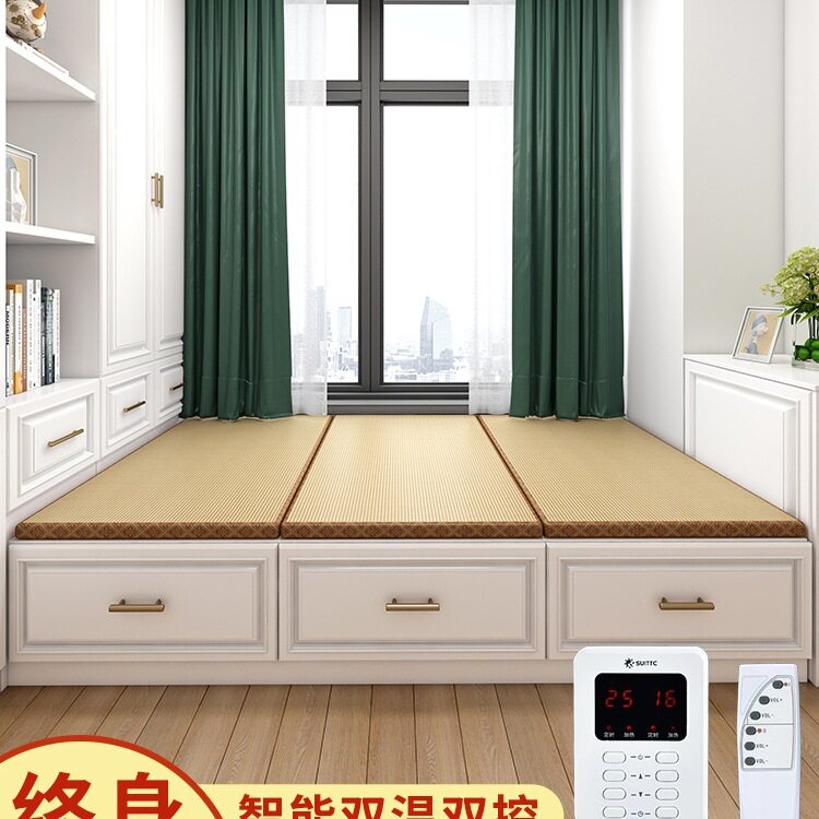 榻榻米加热垫子定 做电加热炕垫日式椰棕踏踏米地垫塌塌米床垫
