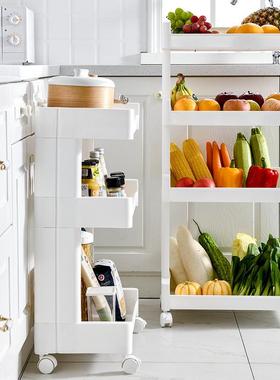 置物架厨房生客厅家用收卧室卫间塑料菜水果72305简约整理蔬架纳