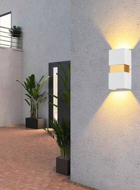 LD防E水室外门口1040照家用壁灯别墅阳台过道灯现代约户外楼简梯